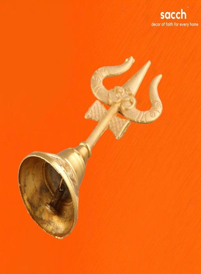 Sacch | Trishul Pooja Bell for Temple & Prayer Room - Image 4